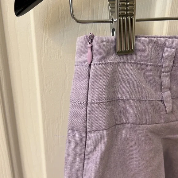 Zara Basic Pleated Lavender Skirt - Picture 5 of 6